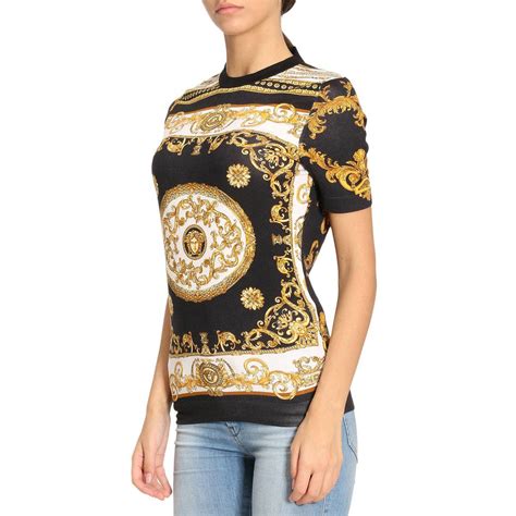 versace tee shirt womens|versace shirts cheap for women.